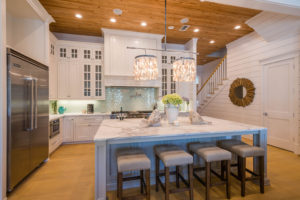 Coastal White Kitchen with Shiplap