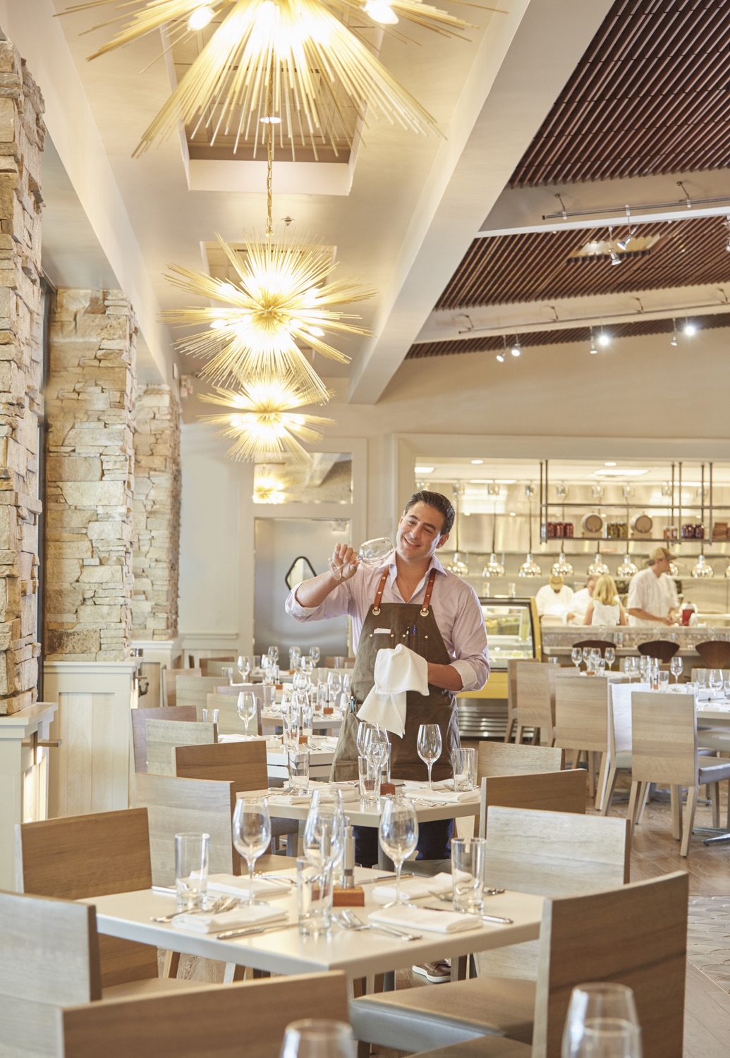 Emeril Lagasse's Coast Italian Restaurant Interior - Lovelace Interiors